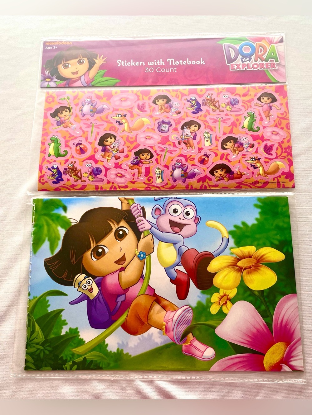 Dora the Explorer Sticker and Notebook Set